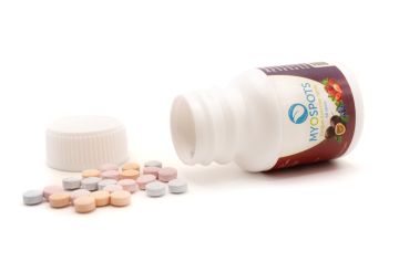 Myospots™ таблетки за упражнения на езика -  плодов микс